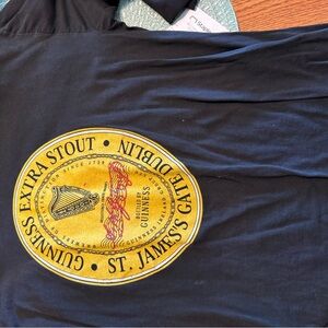 Guinness Black and Gold Logo Tee